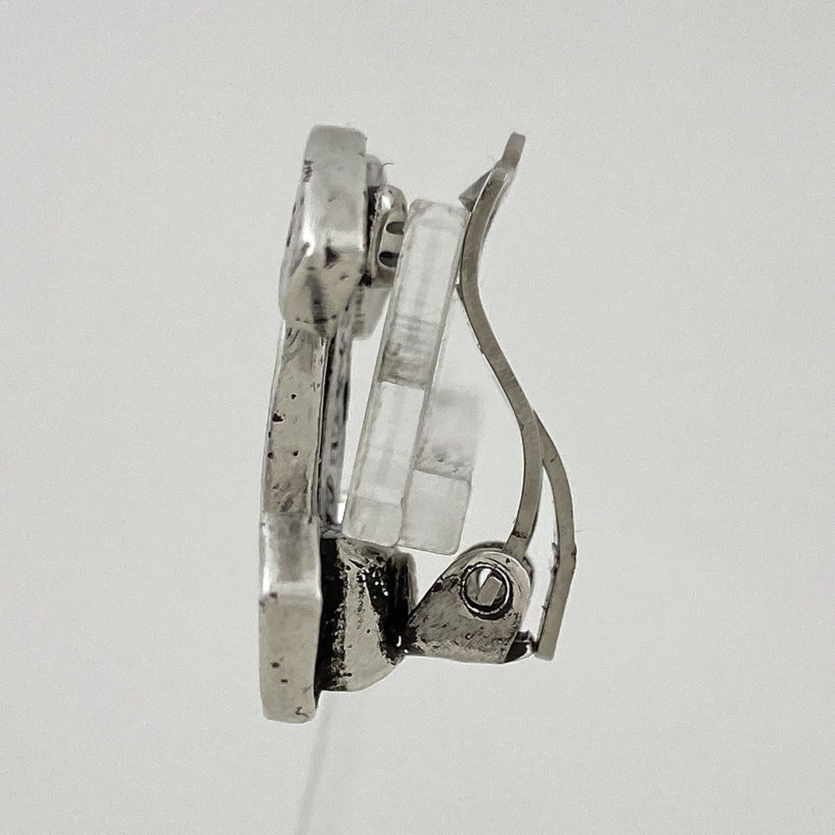 シャネル CHANEL ココマーク イヤリング CC イヤリング シルバーメッキ シルバー レディース