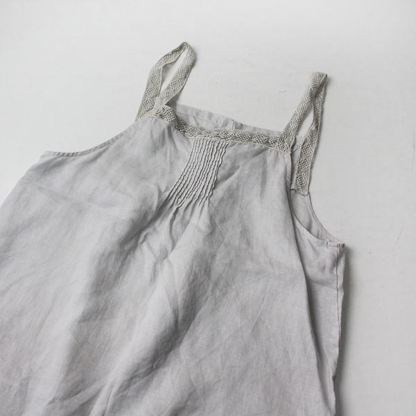 Vlas Blomme ヴラスブラム 前後着 Linen X Original Lace ピンタック
