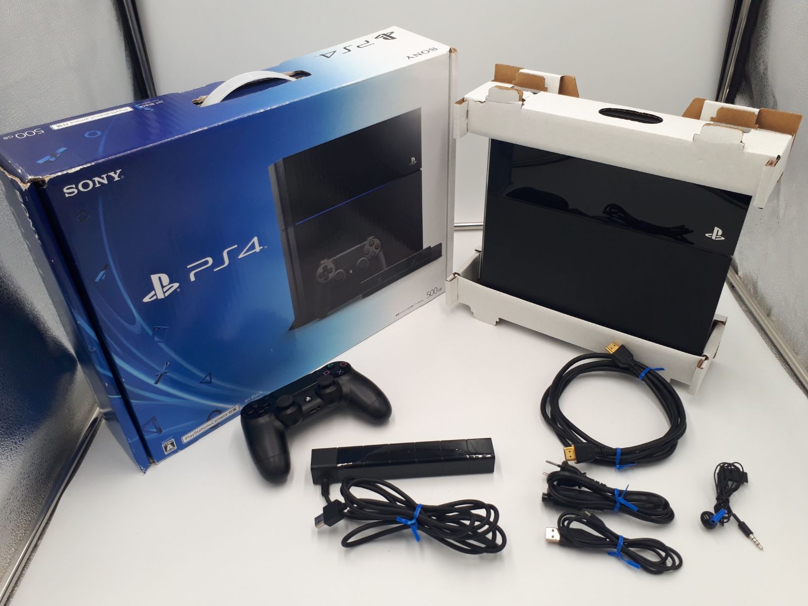 PS4 ジェット・ブラック 500GB CUH-1000A camera 同梱 - メルカリ