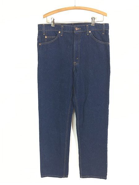 古着 Deadstock!! 90s Levi s 505-0215 真紺 ブルー デニム パンツ ジーンズ スリム W36 L30