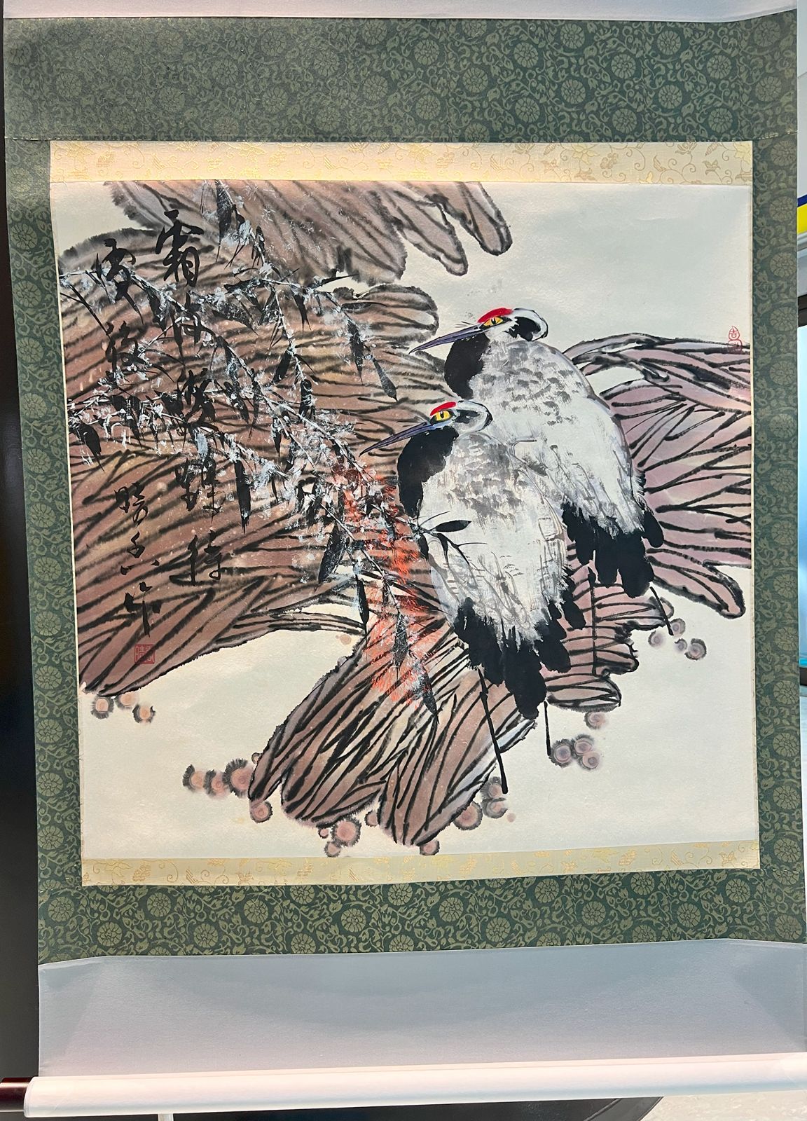 掛軸 晴風「昭和時代」手描き水墨画 世界に二つとない宝物 掛軸 晴風「昭和時代」手描き水墨画 世界に二つとない宝物 掛軸