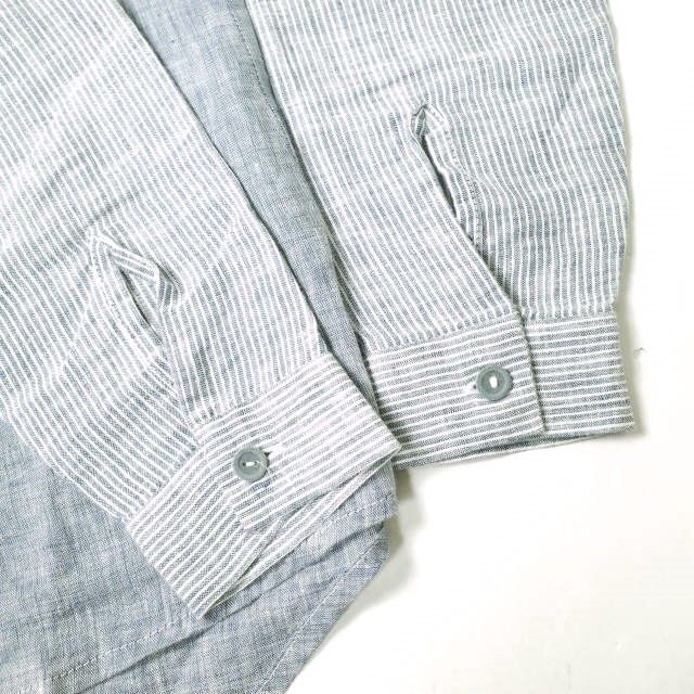 FRANK LEDER STRIPE LINEN SHIRT リネン シャツ FRANK LEDER