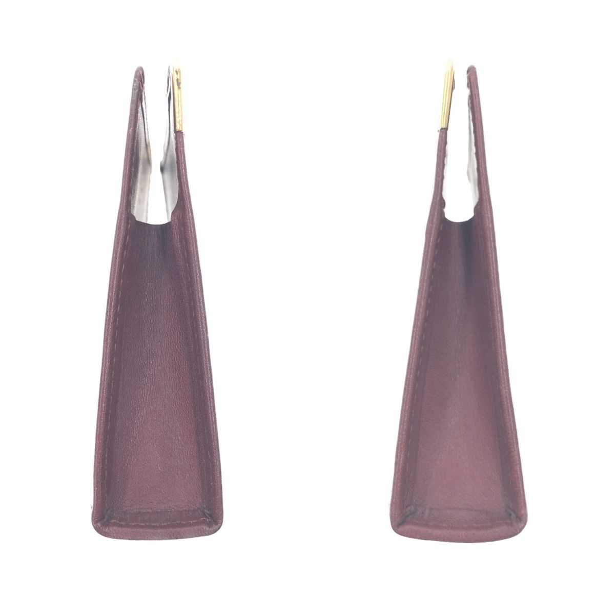 〇〇Cartier カルティエ マスト ドゥ カルティエ カーフレザー タバコ