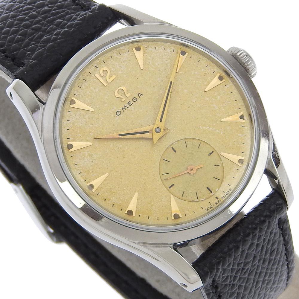 403 OMEGA オメガ 時計 メンズ スクエア ゴールド 特殊文字盤 手巻き