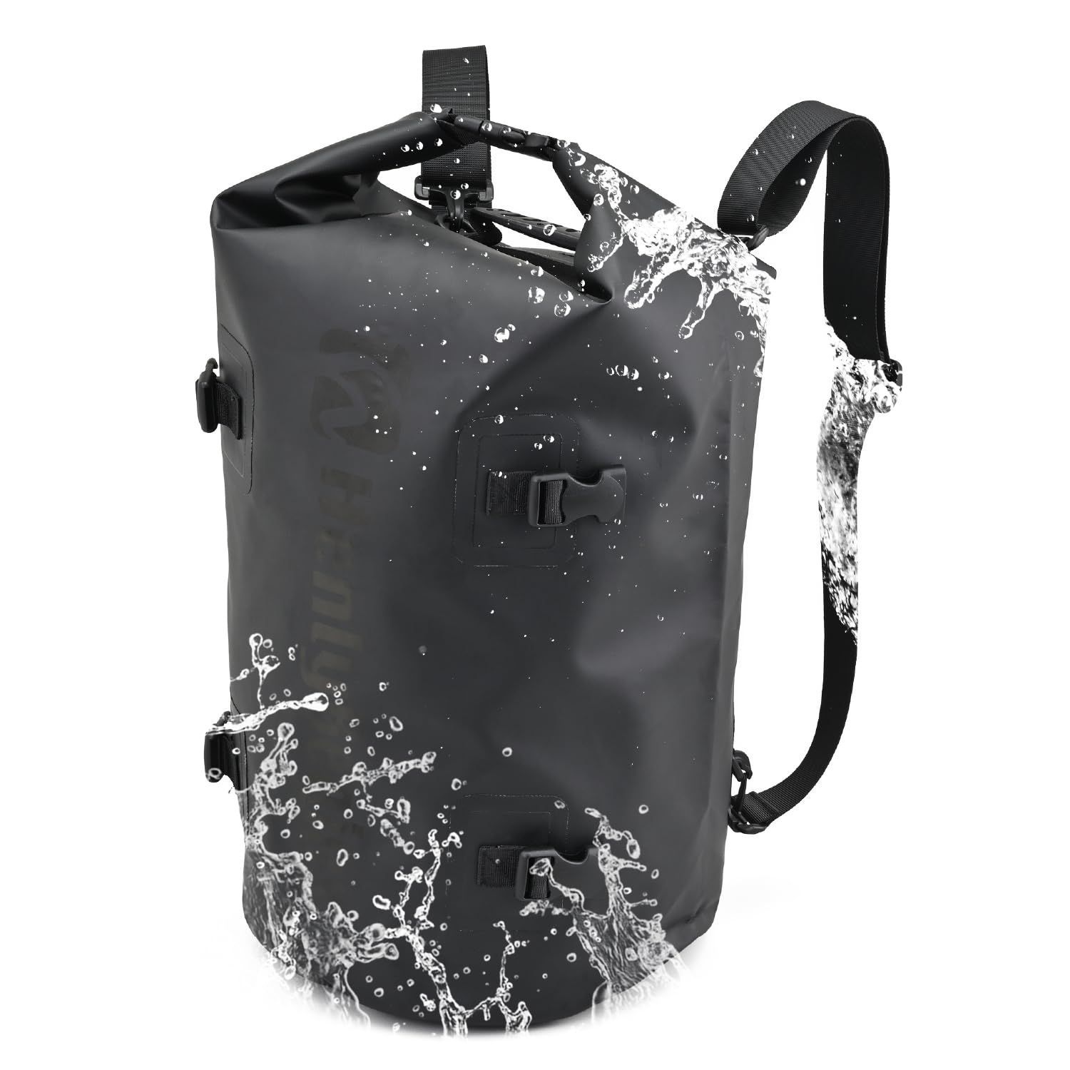 ブラック_30L ヘンリービギンズ(Henly Begins) デイトナ バイク用 リュック / シートバッグ 防水 30L シート固定ベルト付属 DH-766 ブラック 41379