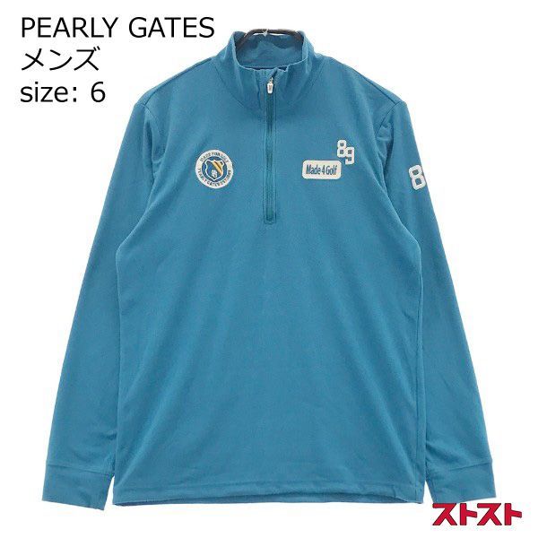 PEARLY GATES パーリーゲイツ ハーフジップ 長袖Tシャツ 6 