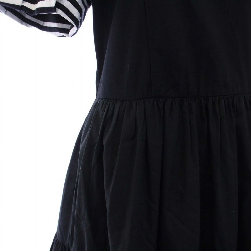 BORDERS at BALCONY  ティアード ボーダー ワンピース 限定品 BORDERS at BALCONY 美品 23SS ボーダーズアットバルコニー