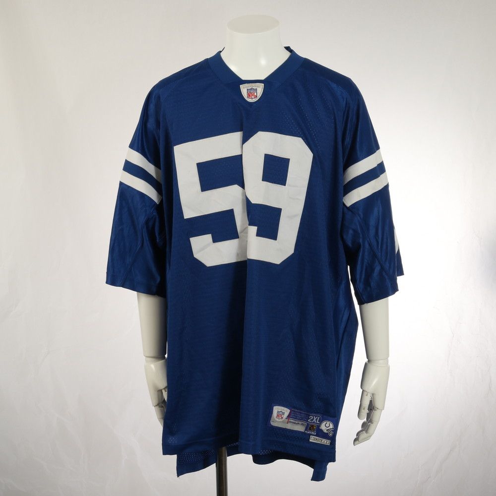 美品 リーボック アメフト NFL ユニフォーム JUNE 59番 2XL 半袖