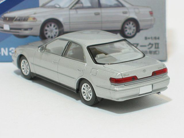 トヨタ マークII 2.0グランデ（銀）98年式 LV-N311b【トミーテック社1/64ミニカー】【トミカの時】