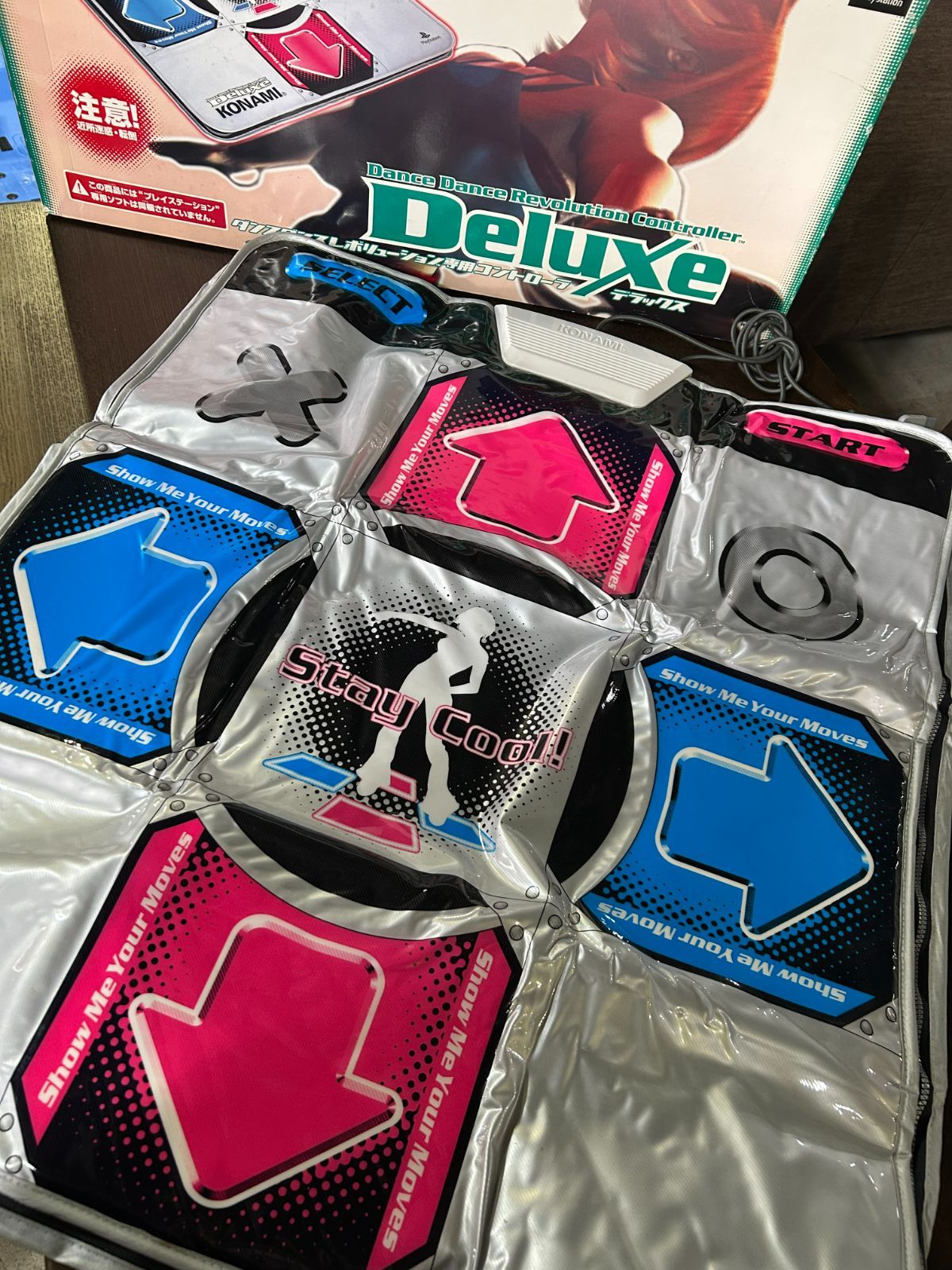 PS2 Dance Dance Revolution コントローラー デラックス ダンス マット プレイステーション2 き ダンレボ