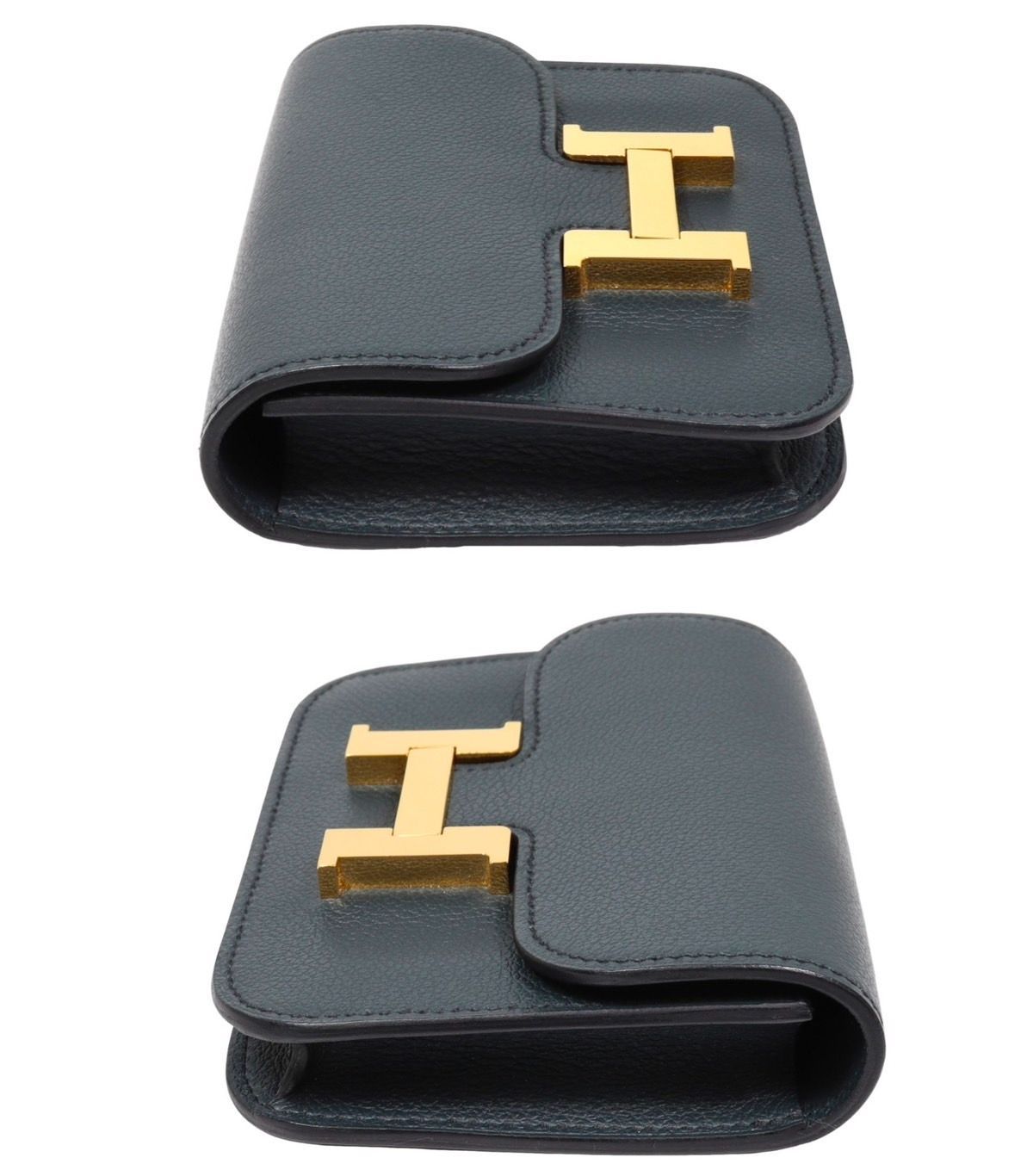 HERMES エルメス コンスタンス スリム バイカラー エプソン ダーク 