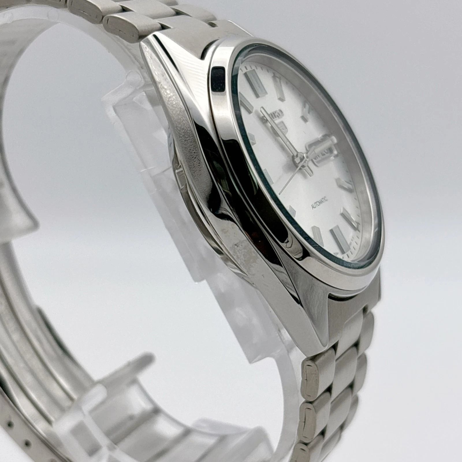 SEIKO セイコー 5 7S26‑0480 自動巻き シルバー文字盤 メンズ