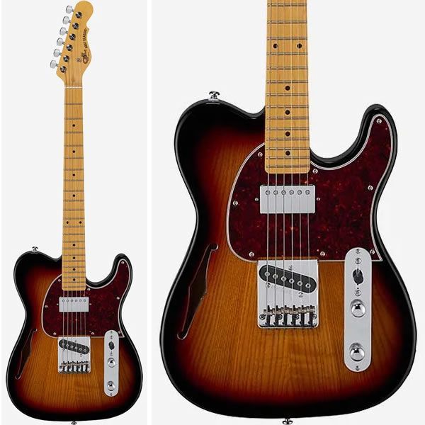 G&L Tribute Series ASAT CLASSIC BLUESBOY SEMI-HOLLOW (3-Tone