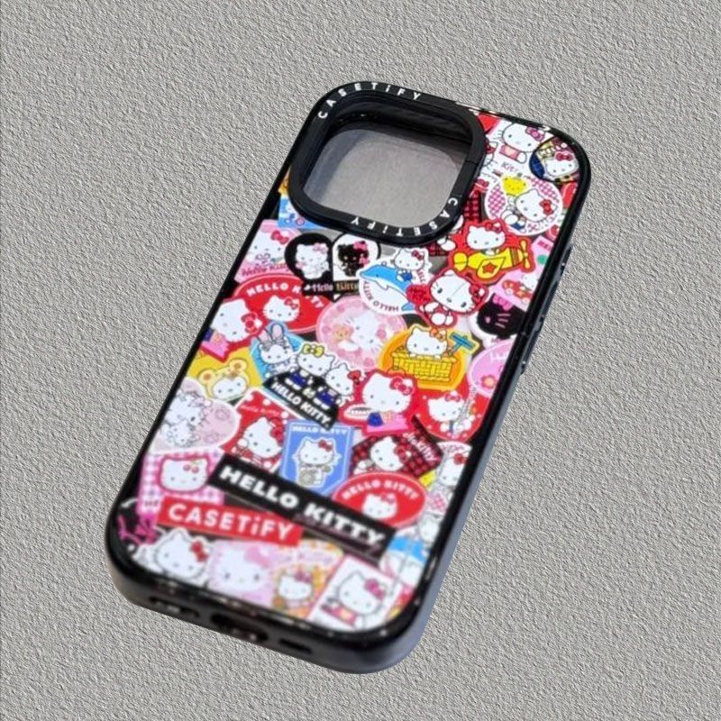 CASETIFY Hello Kitty 50th Anniversary - Sticker Case iphoneケース