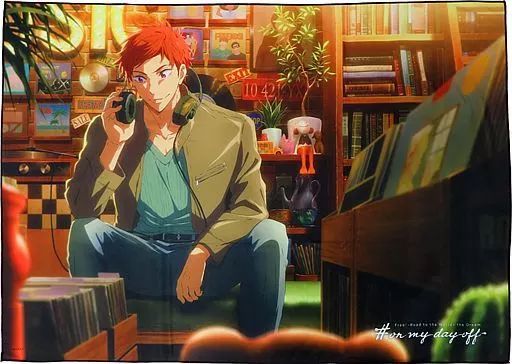 ブランケット　椎名旭 #on my day off ライトブランケット 「劇場版 Free!-Road to the World-夢」 中古】ブランケット 椎名旭 #on my day off ライトブランケット