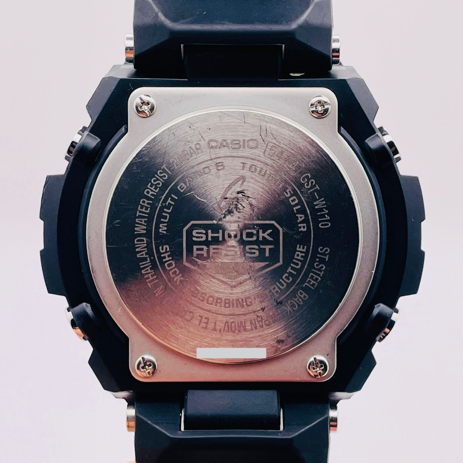 正常稼動 CASIO カシオ 電波ソーラー G-SHOCK ジーショック G-STEEL 