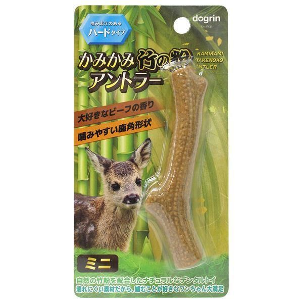 （まとめ）かみかみ竹の粉アントラー ミニ （犬用玩具） 〔×3セット〕
