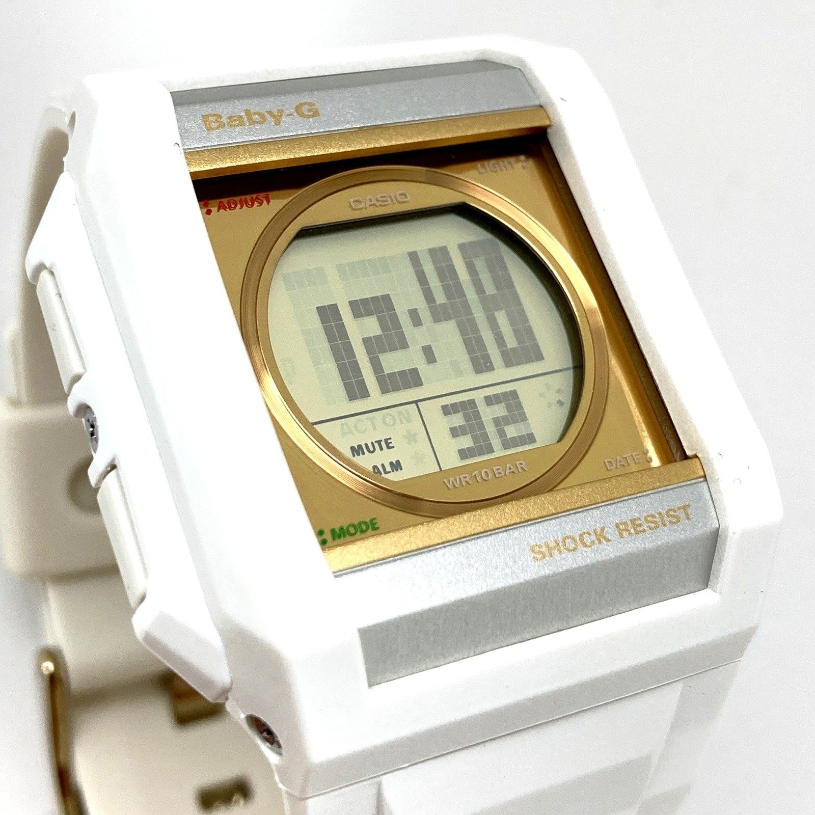 G-SHOCK ジーショック LOV-08B-7 ラバコレ スクエアフェイス ホワイト