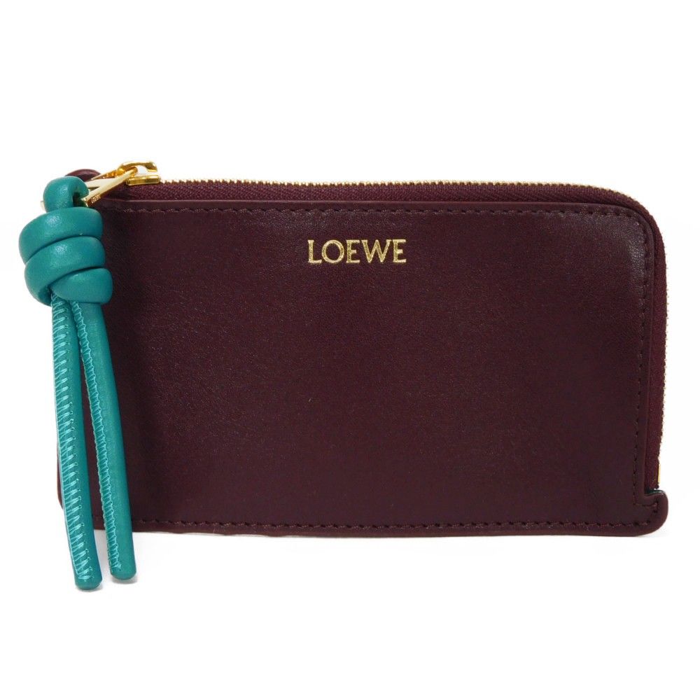 LOEWE ロエベ ノット コイン カードホルダー 現行 L字ファスナー