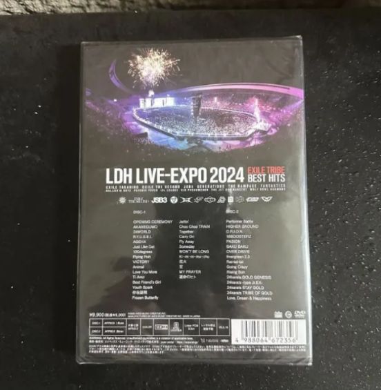 EXILE TRIBE BEST HITS-2024　DVD(2枚組)　未開封 EXILE TRIBE BEST HITS-2024 DVD(2枚組) 未開封 本日発売