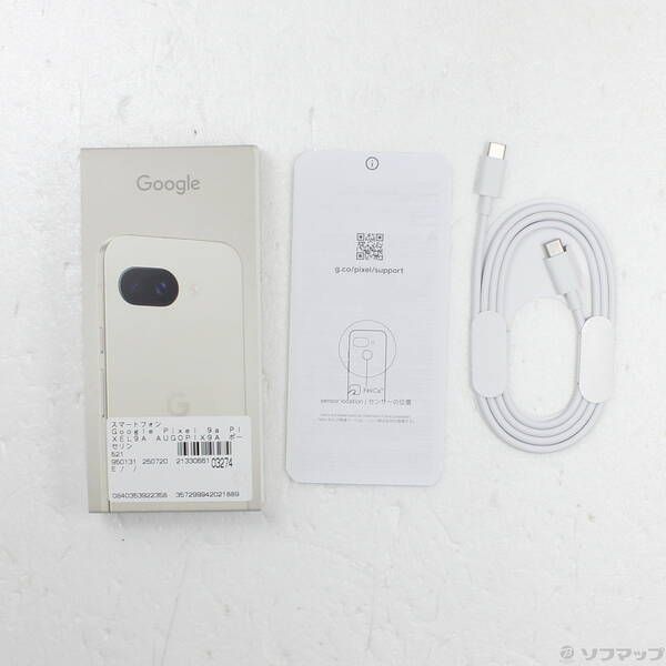 中古品〕 Google Pixel 9a 128GB ポーセリン G3Y12 au SIMフリー