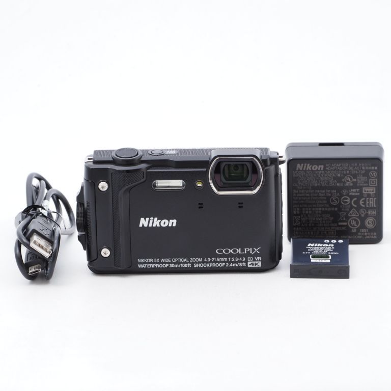 Nikon ニコン デジタルカメラ COOLPIX W300 BK クールピクス ブラック