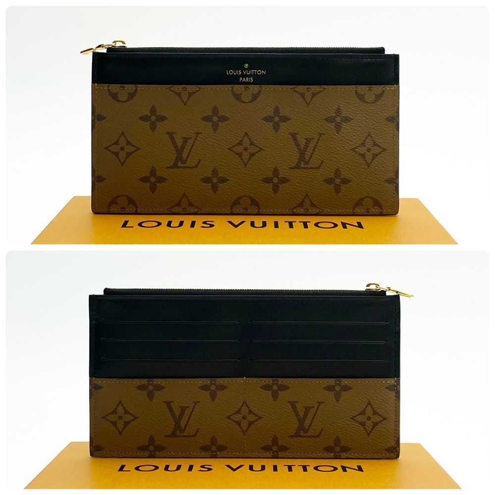 最高峰品】ルイヴィトン LOUIS VUITTON モノグラム リバース スリム  