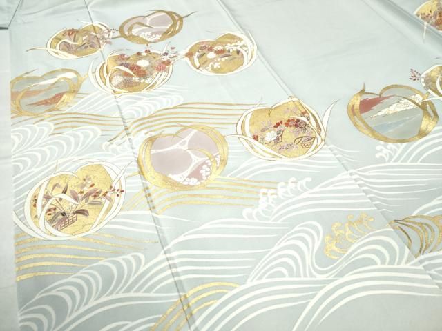 豪華色留袖 駒刺繍