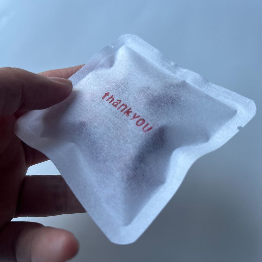 【100枚1200円＠12＋送料210円】お菓子用ガス袋　コットンミニ正方形___80×80