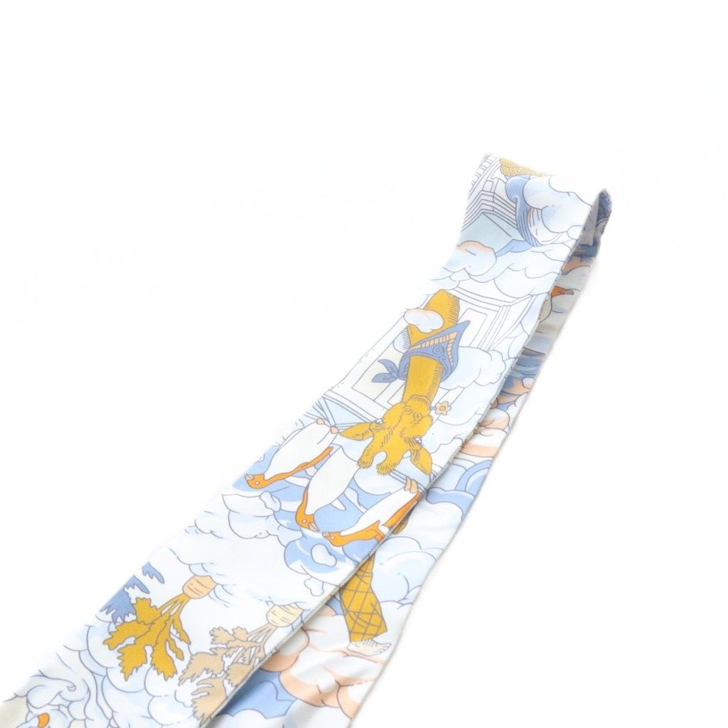 エルメス HERMES 私の雲 Sur Mon Nuage シルク ツイリースカーフ 絹