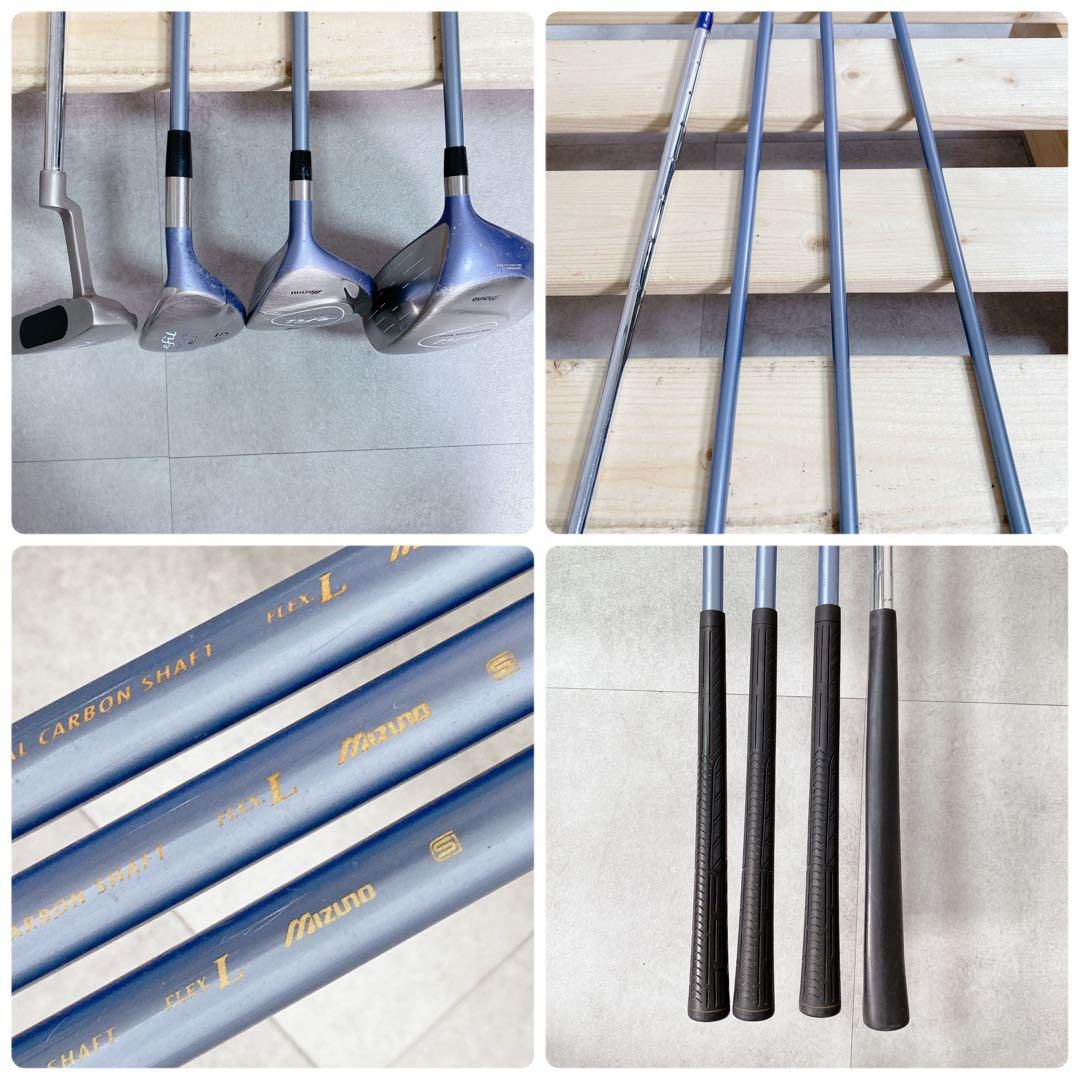 X664 新品キャディバッグ ミズノ efil レディース ゴルフ クラブセット