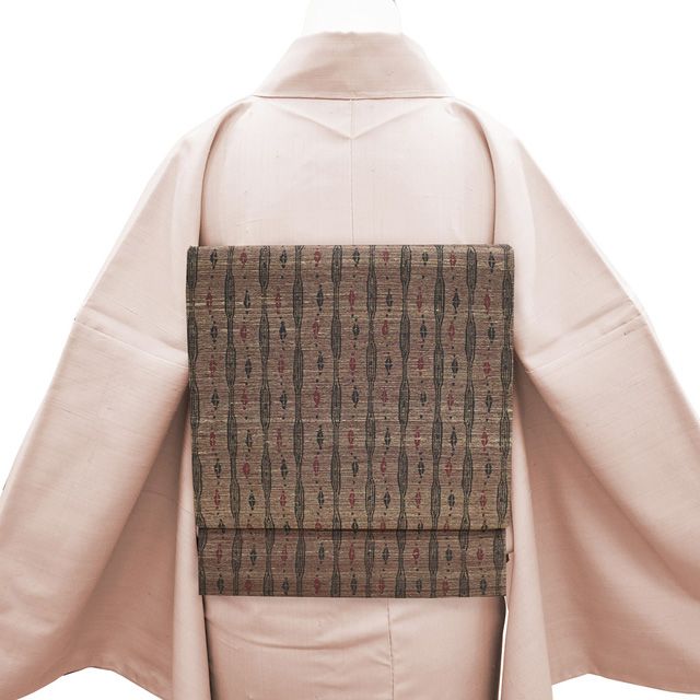 新古品】 袋帯 京都 西陣 桜井織物 黄金ムガ 野蚕糸 全通柄 全通