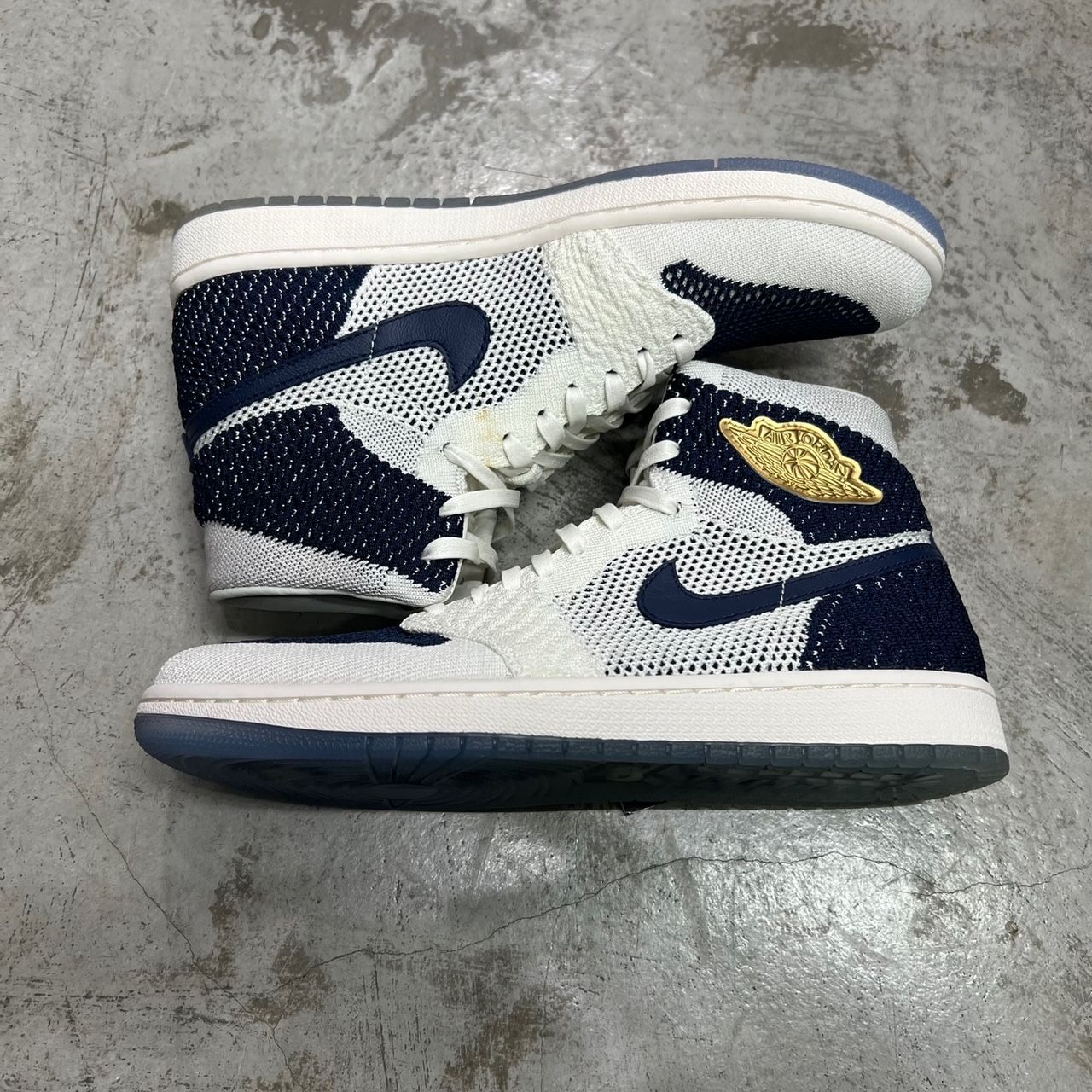 国内正規 NIKE AIR JORDAN 1 RETRO HIGH FLYKNIT DEREK JETER RE2PECT 
