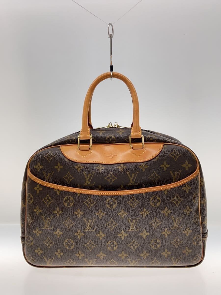 LOUIS VUITTON M47270 ボーリング・ヴァニティ(ドーヴィル)_モノグラム・キャンバス_BRW PVC ブラウン - メルカリ