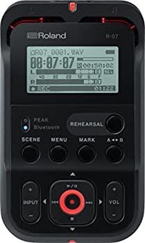 ローランド リニアPCMレコーダー ブラック 外部SDカードスロット搭載Roland R-07-BK