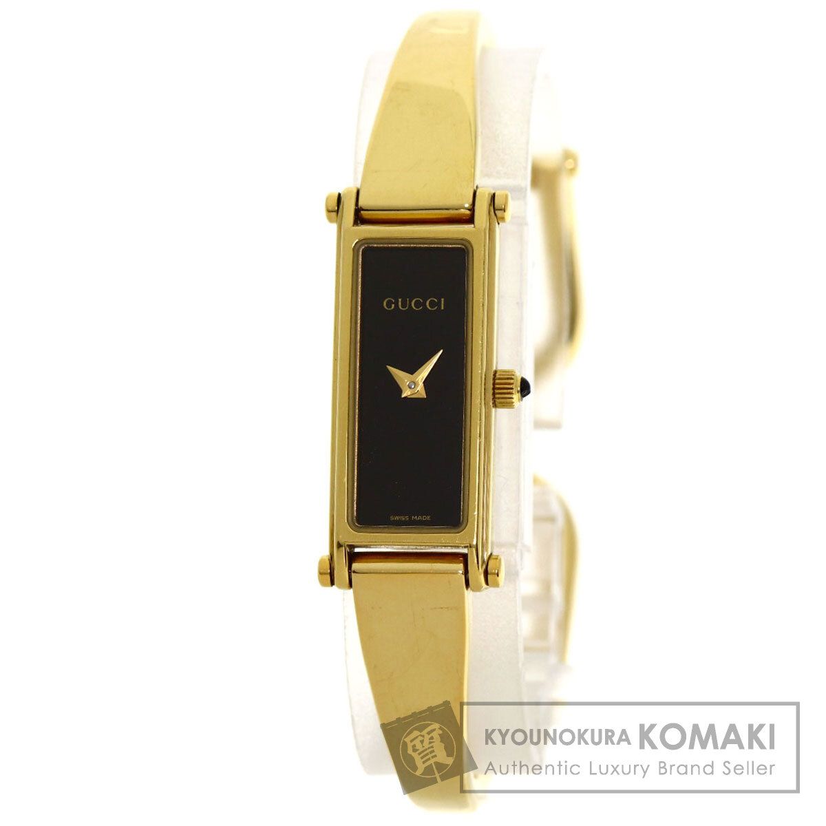 GUCCI グッチ 1500L スクエアフェイス 腕時計 GP GP レディース
