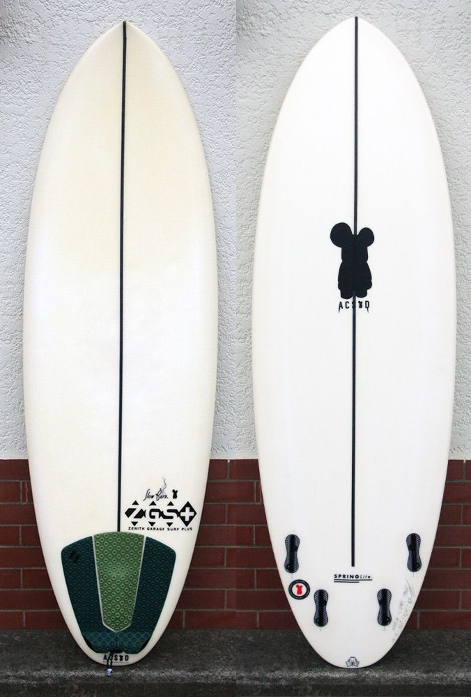 Used ACSOD Slow Burn 5 8 33.7L EPS 軽量 SPRING Lite 小波キラー クアッド FCS2-4プラグ ショートボード 厚めの波も得意 ALEX CREWS SHAPE アレックスクルズ