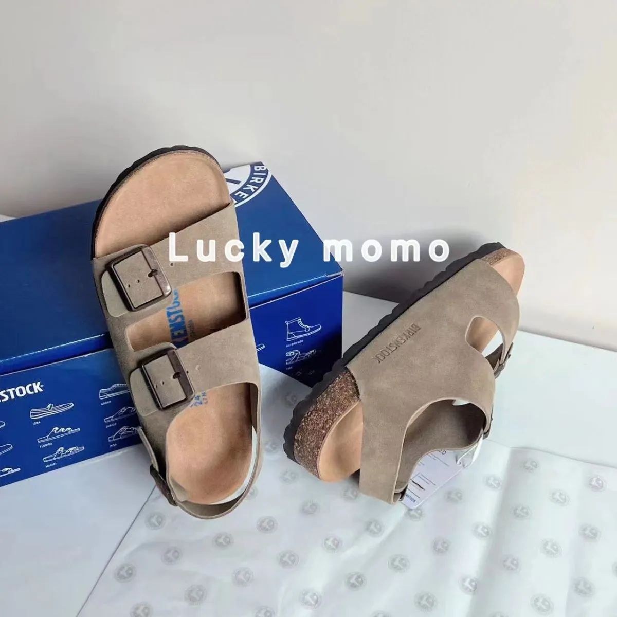 ビルケンシュトック BIRKENSTOCK Arizona /アリゾナレザー コルクソールサンダル メンズ レディース 夏サンダルTaupe Narrow