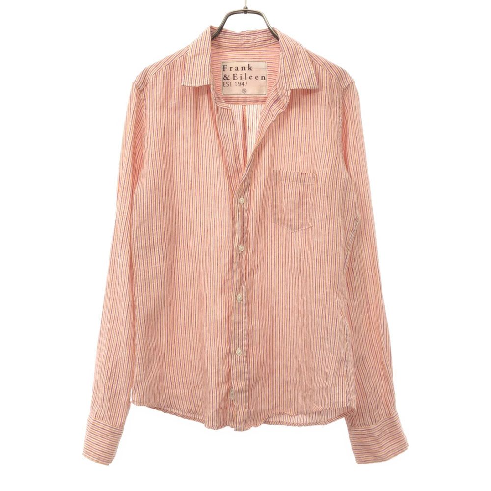 Frank & Eireen リネンシャツ ピンク S 美品✨EILEENモデル♪フランク
