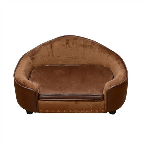 ペット用ベッド ソファ 犬用 猫用 PEPE ペペ BR ブラウン 組立品 代引不可