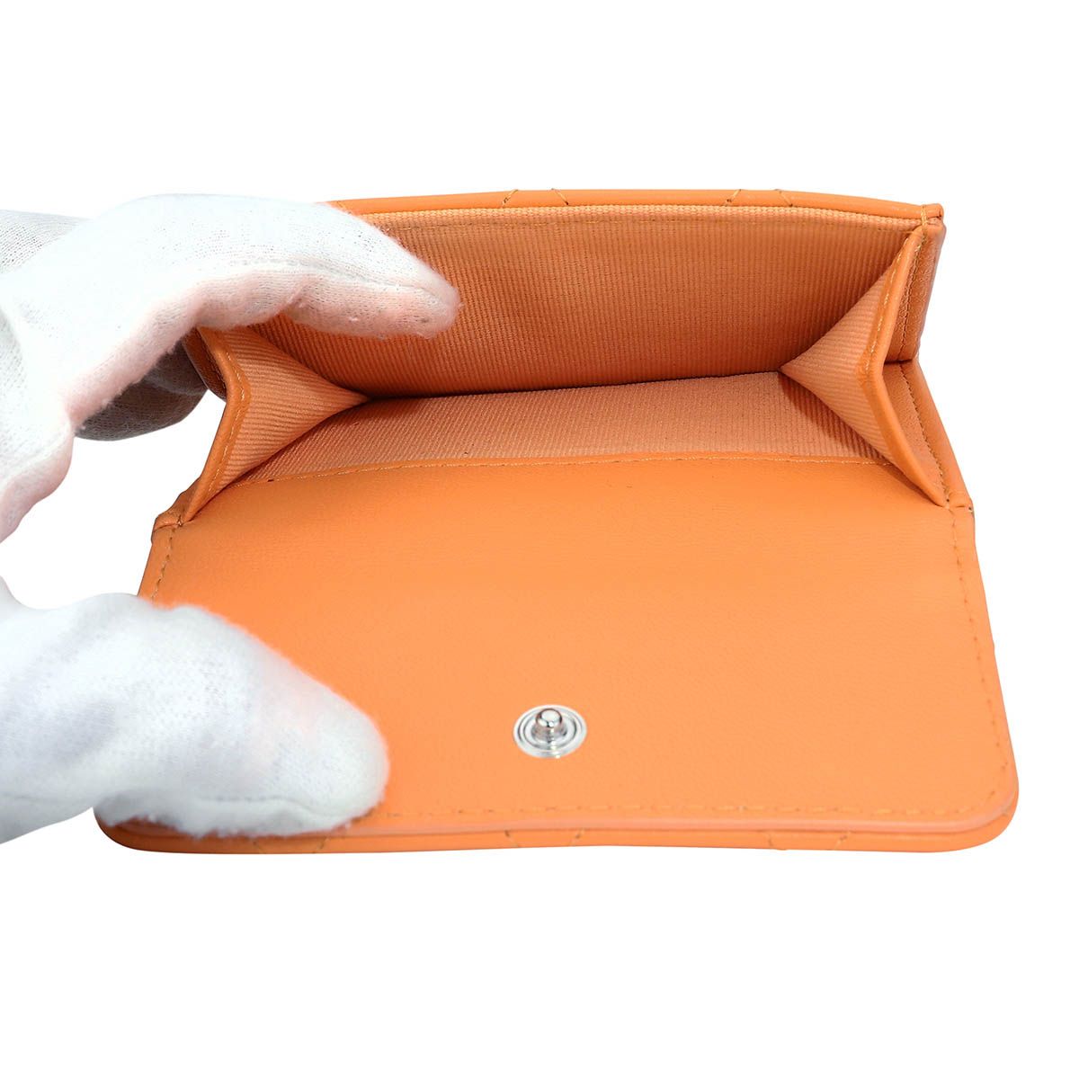 新品 シャネル CHANEL 3つ折り財布 PETIT PORTEFEUILLE A RABAT