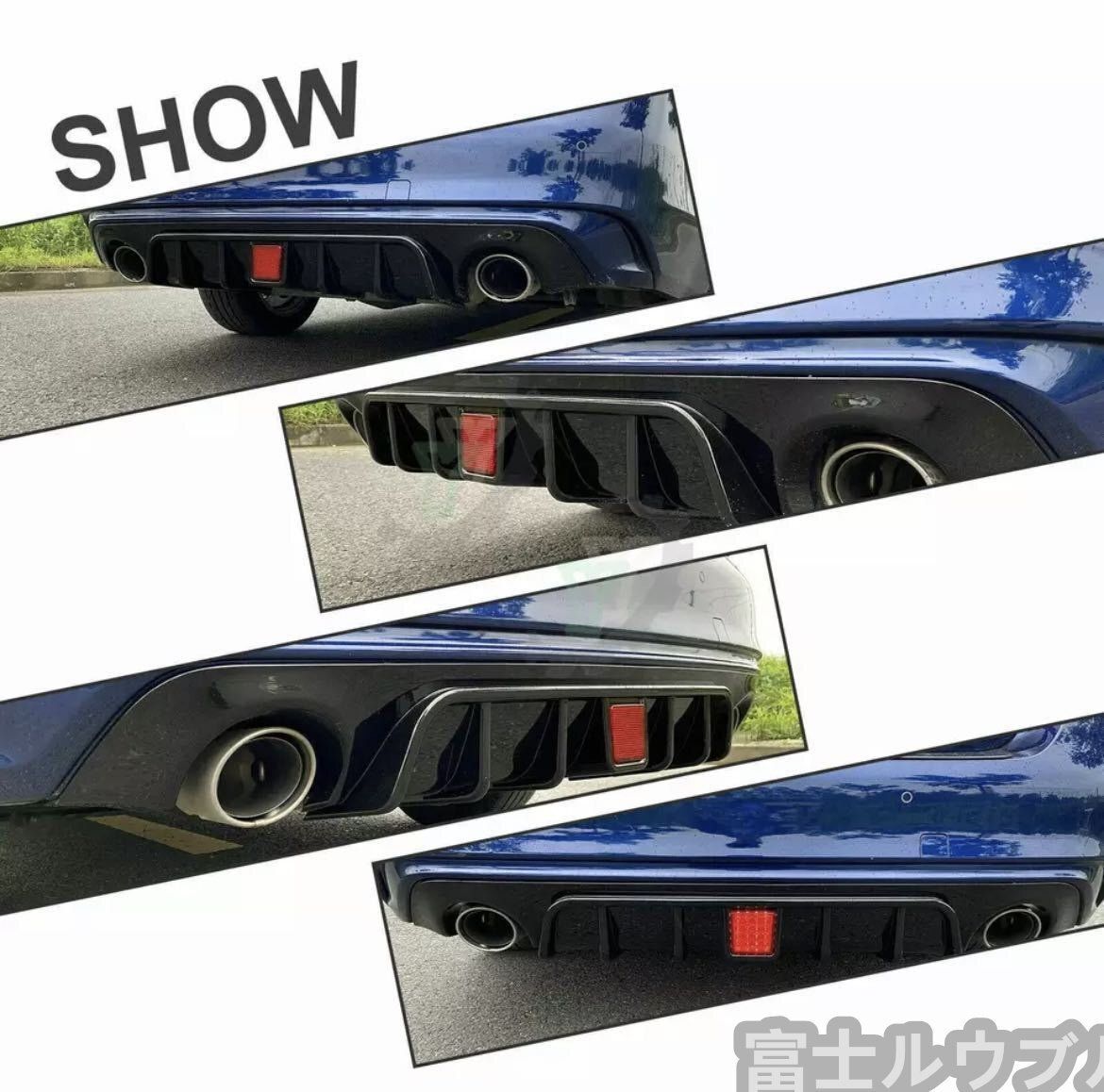 Q50 USDM V37 スカイライン リアディフューザー エアロ Q50 USDM