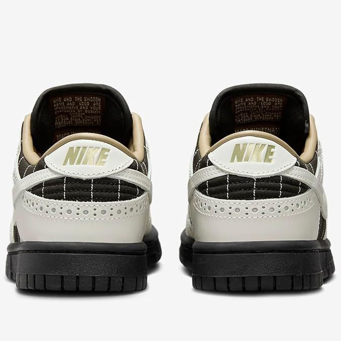 ナイキ] WMNS DUNK LOW LX BROGUE BLACK/SUMMIT WHITE fv3642