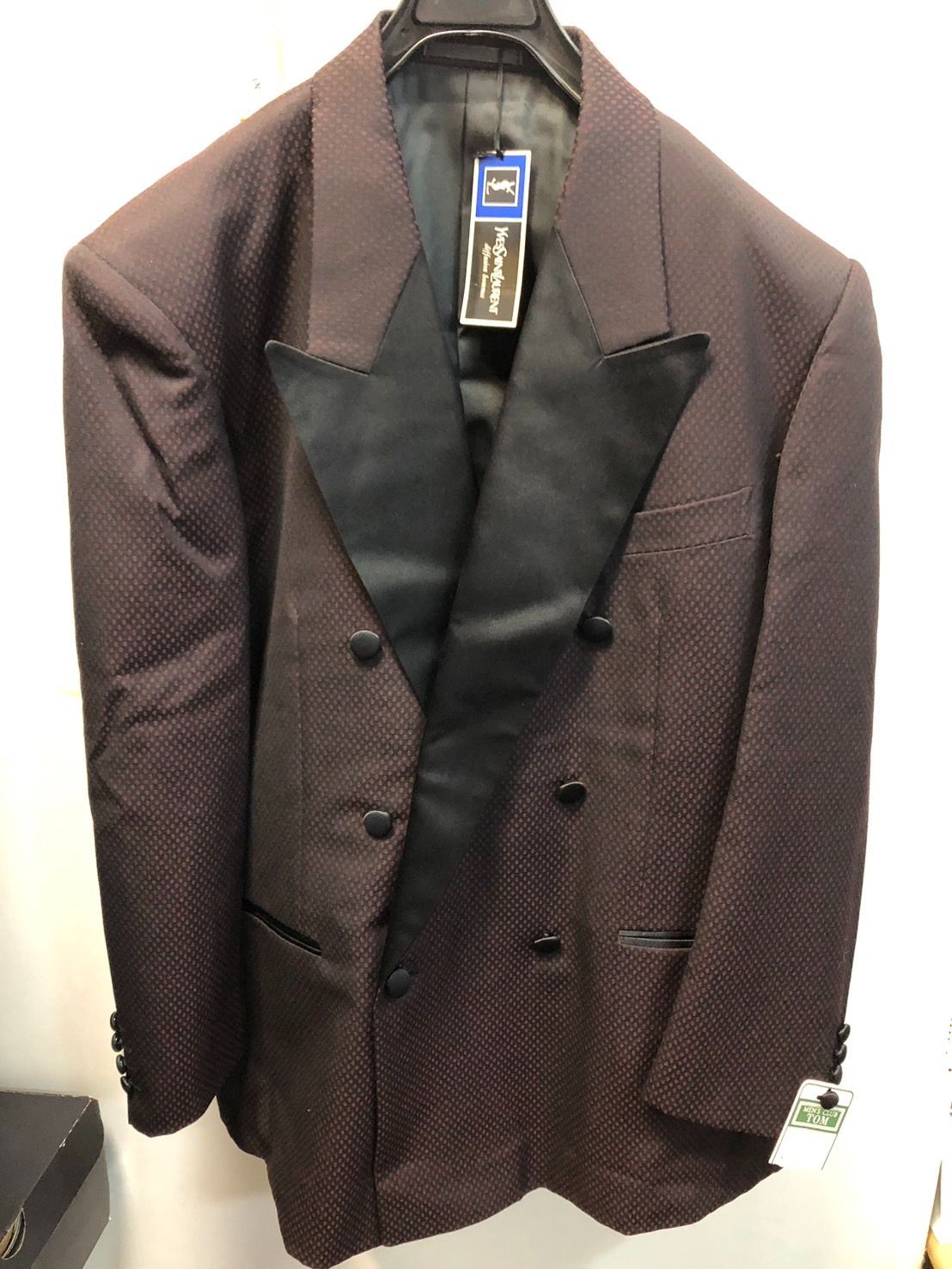 ◆ YVES SAINT LAURENT イヴサンローラン イブサンローラン ジャケット ダブルボタン◆17514