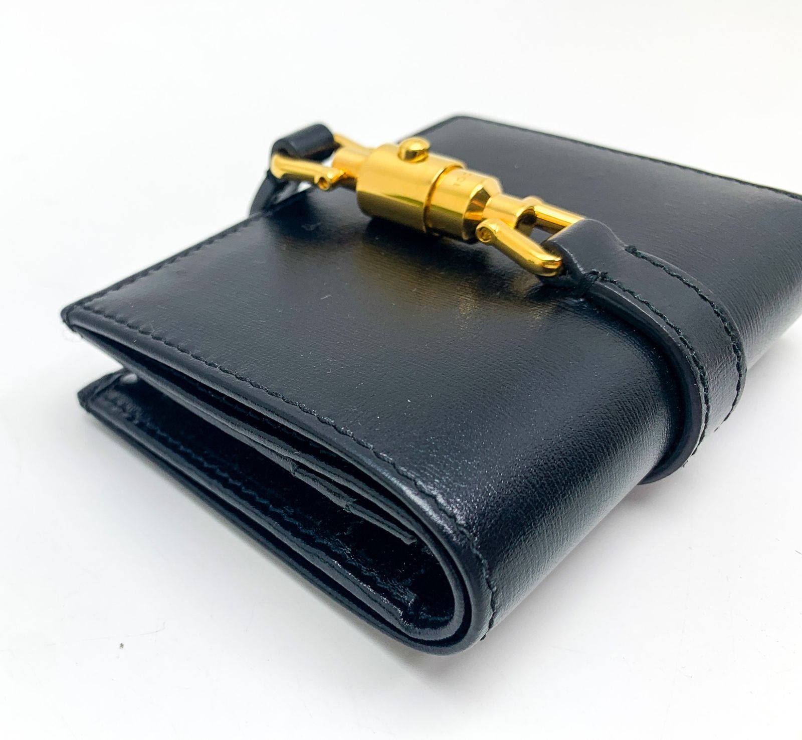 GUCCI グッチ / ジャッキーコンパクトウォレット 二つ折り財布 ブラック