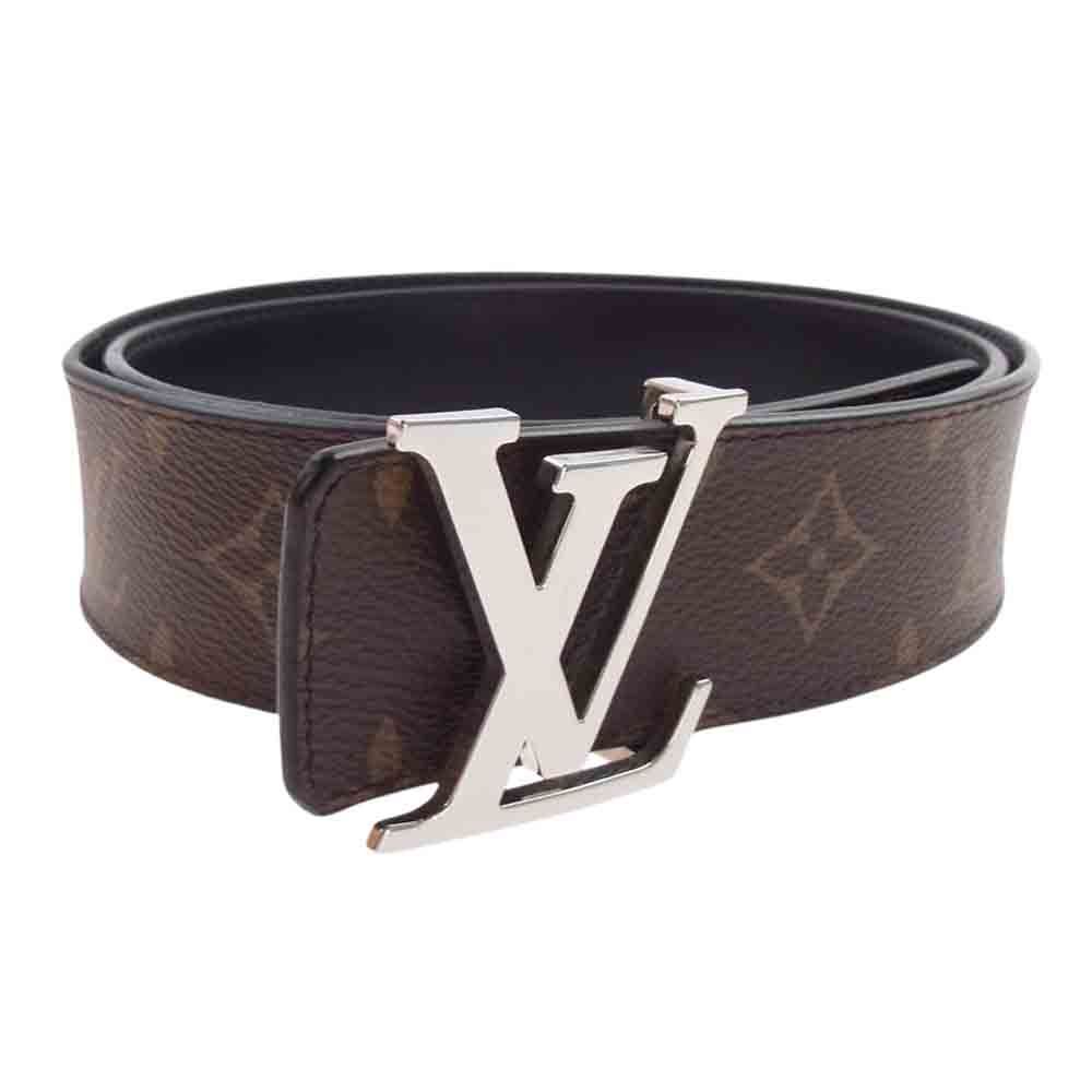 LOUIS VUITTON ルイ・ヴィトン ベルト M9821 モノグラム サンチュール LVロゴ ベルト 34 ブラウン系【中古】