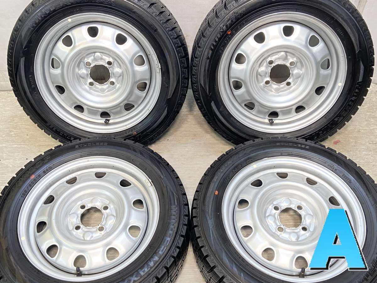 185/60R15  nダンロップ ウィンターマックス WM02 n　 TOPY M60 n15x5.5  100-4穴 n中古タイヤ スタッドレスタイヤ ホイールセット 4本セットn w15240928025
