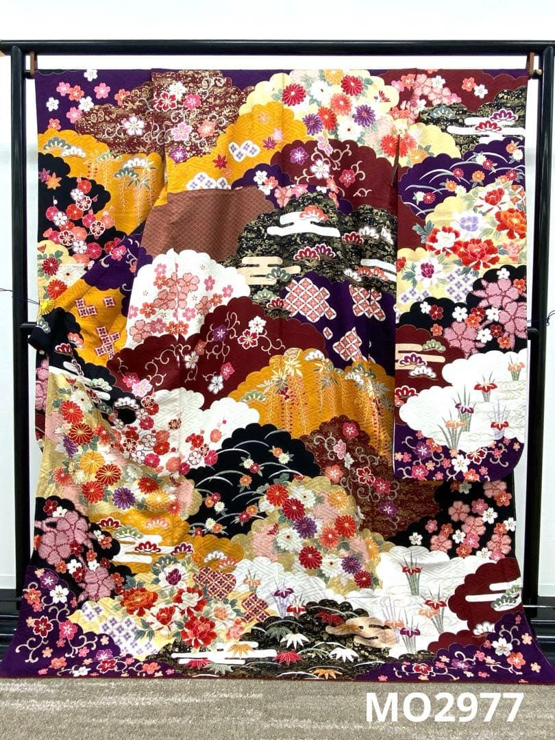 振袖 豪華 銀通し 金駒 絞り染 金彩 紋意匠 桜 身丈168cm 撥水加工済 レディース 振袖 豪華 銀通し 金駒 絞り染 金彩 紋意匠 桜 身丈168cm