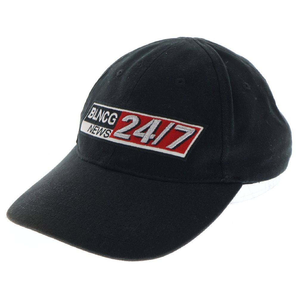 BALENCIAGA (バレンシアガ) NEWS LOGO CAP フロント 刺繍 ベースボールキャップ 帽子 617162