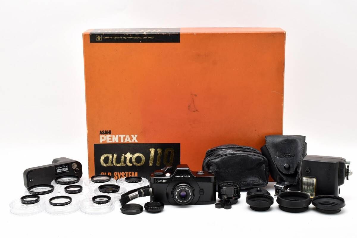 PENTAX auto110 セット品 PENTAX Auto110 フルセット❗️【完動品】【実写済み❗️】110
